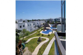 Departamento acogedor con alberca refrescante